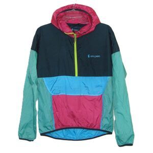 Cotopaxi Teca Technical 1/2 Zip Windbreaker Jacket Women's Size S Hooded